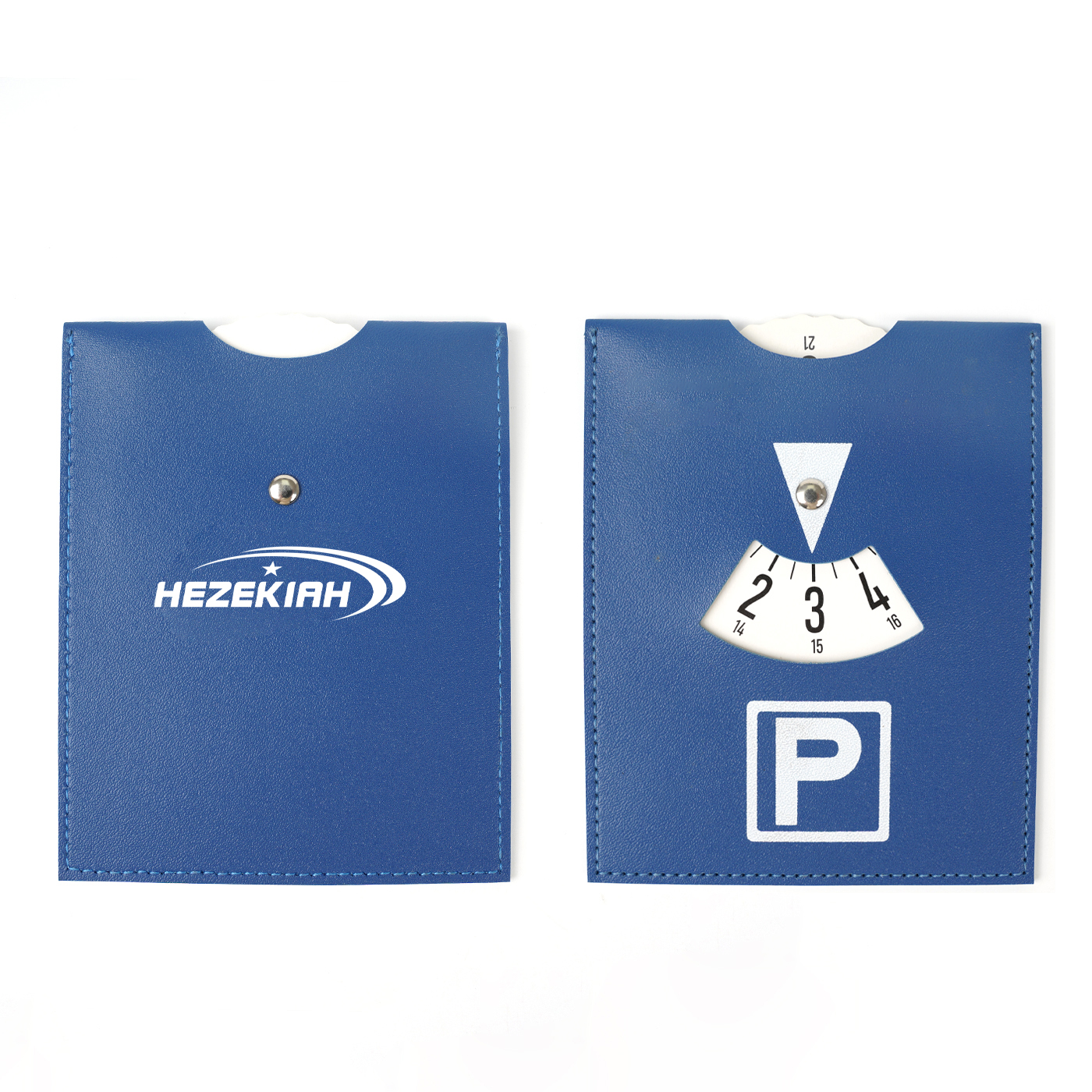 PVC Leather Parking Disc Clock