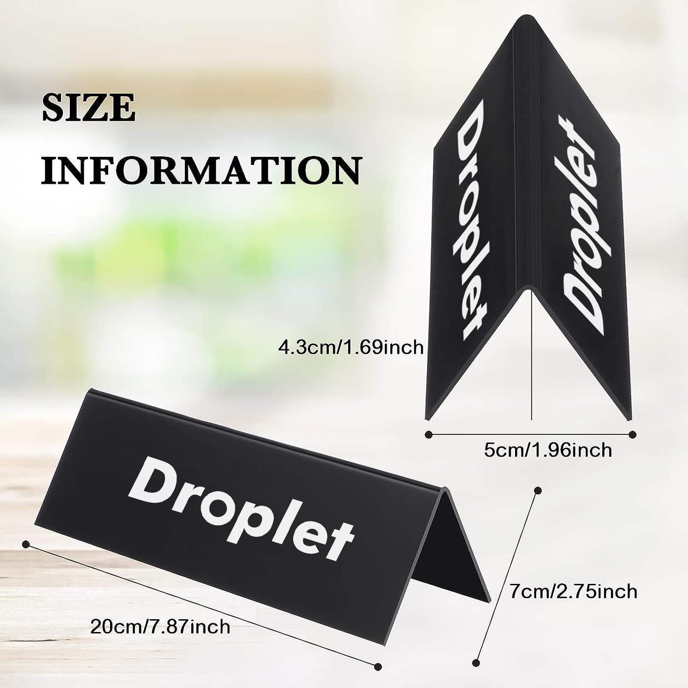 Reserved Table Tent Signs 2
