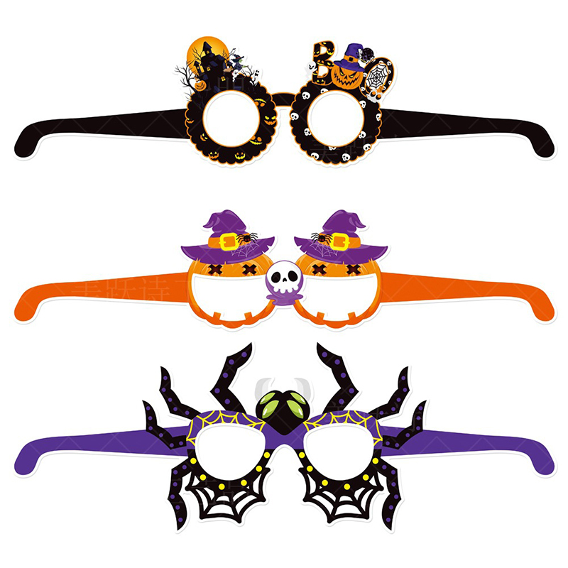 Halloween Paper Novelty Glasses2