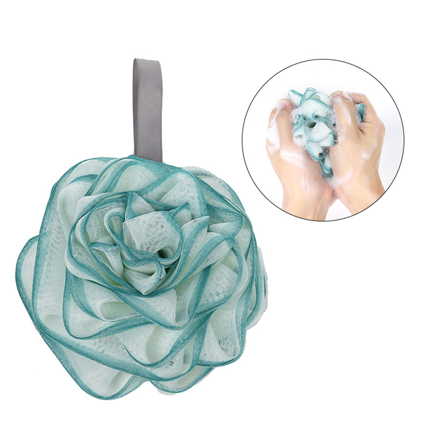 Exfoliating Bath Sponge Ball2