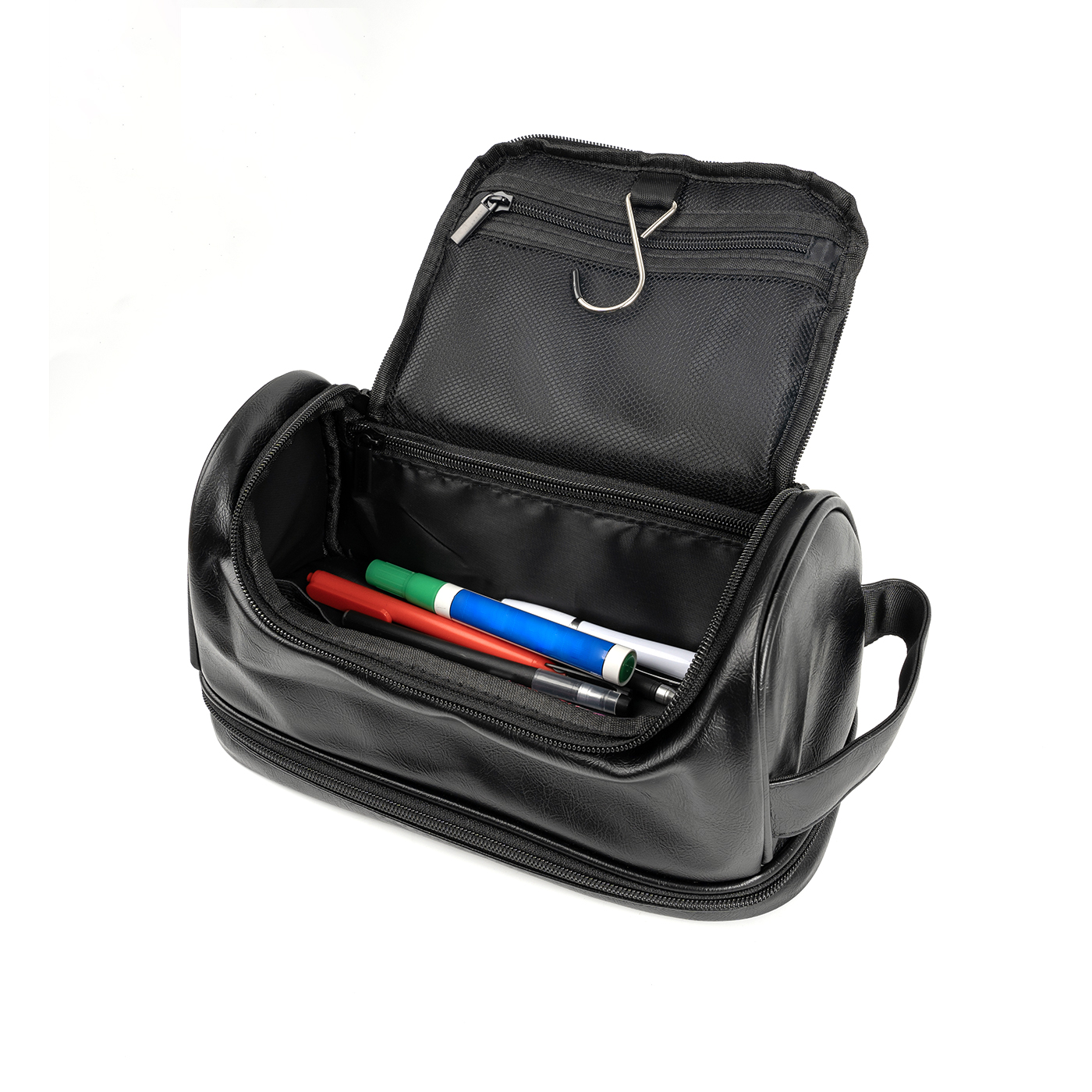 Premium Leather Travel Toiletry Bag2