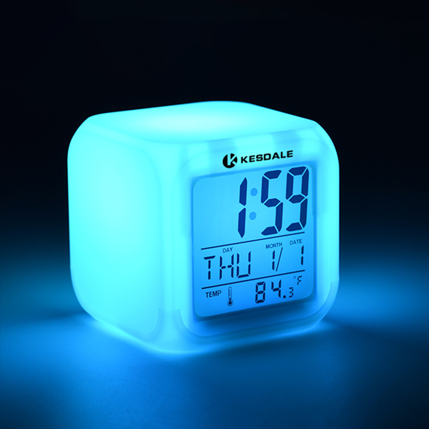Personalized Cube Desk Alarm Clock