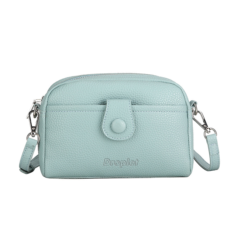 PU Leather Messenger Crossbody Bag
