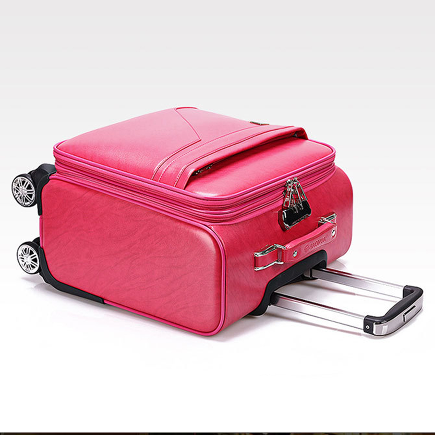 PU Leather Business Travel Suitcase 4