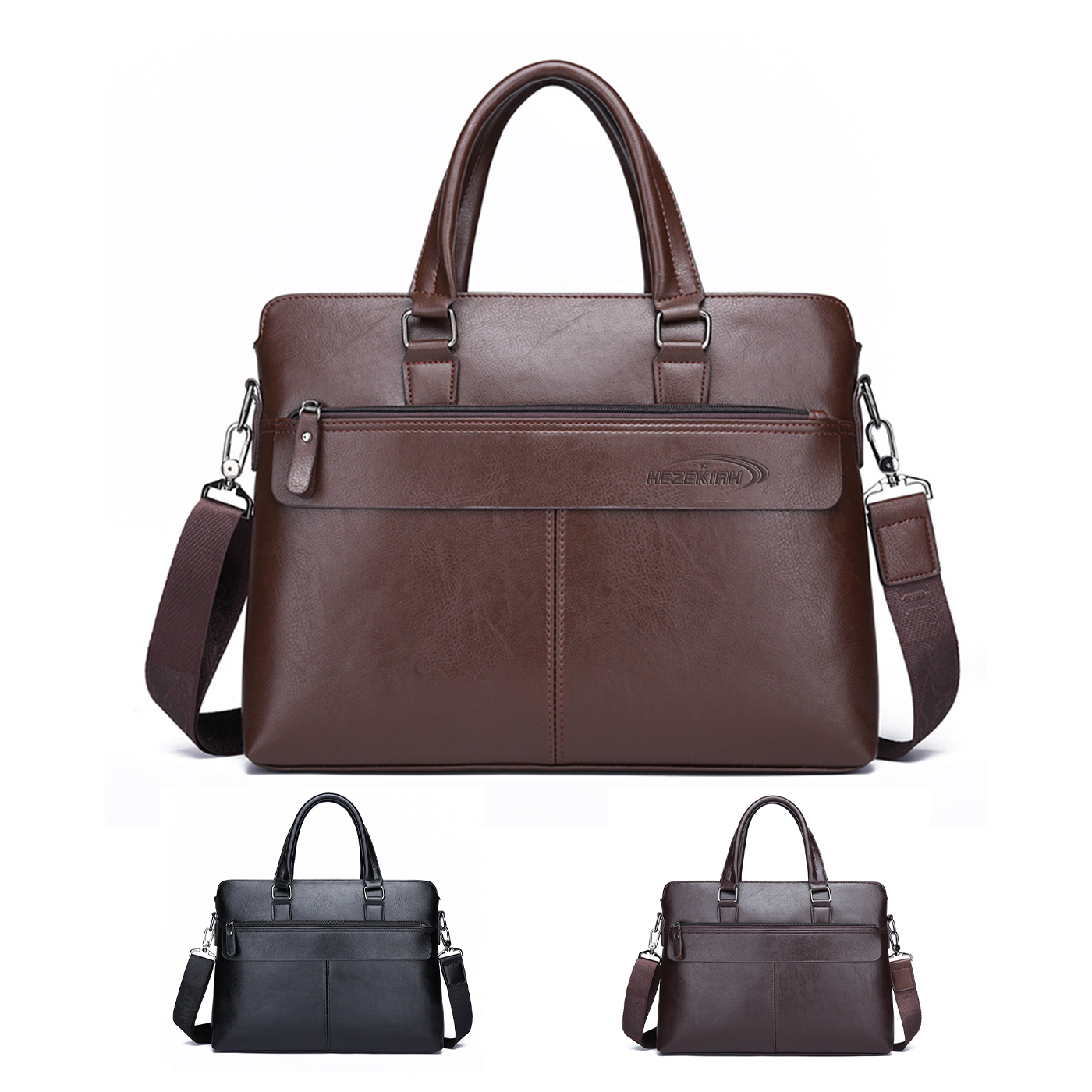 Large Genuine Leather Laptop Bag 