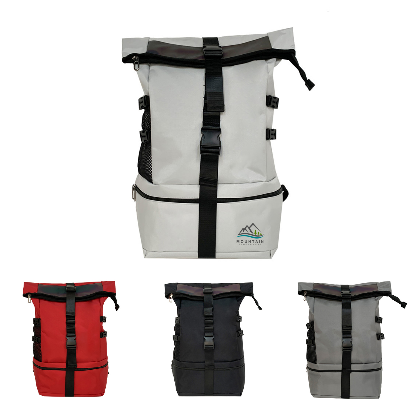 Roll Top Laptop Backpack