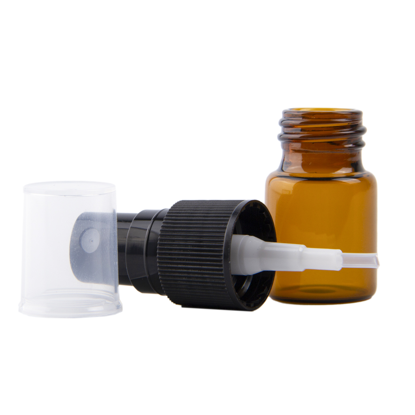 Custom 5ml Amber Glass Spray Bottle1