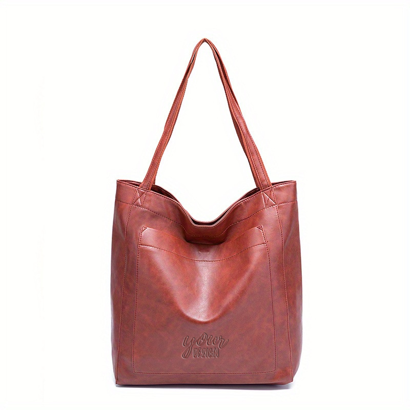 Soft PU Leather Shoulder Tote1