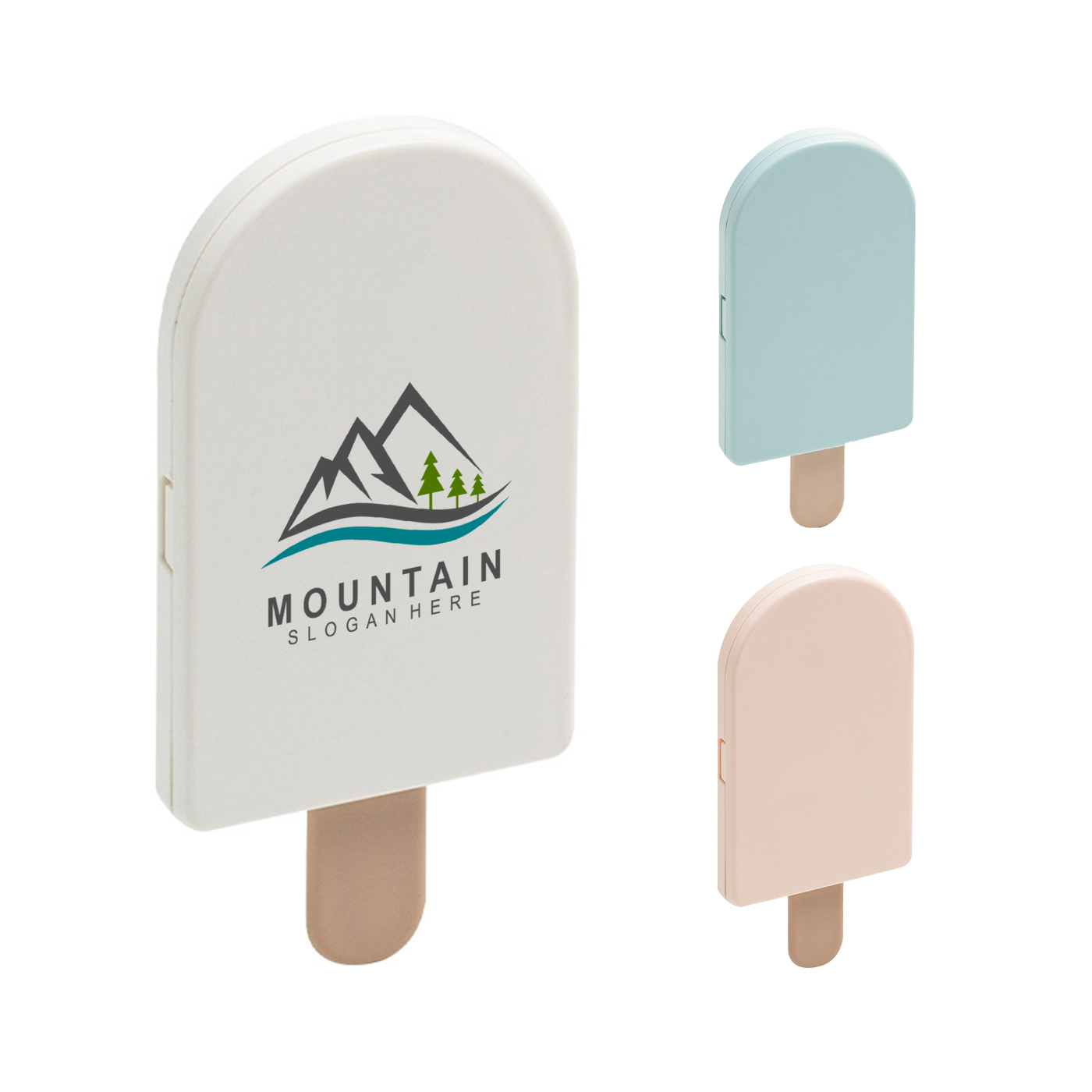 Travel Hair Brush With Mirror