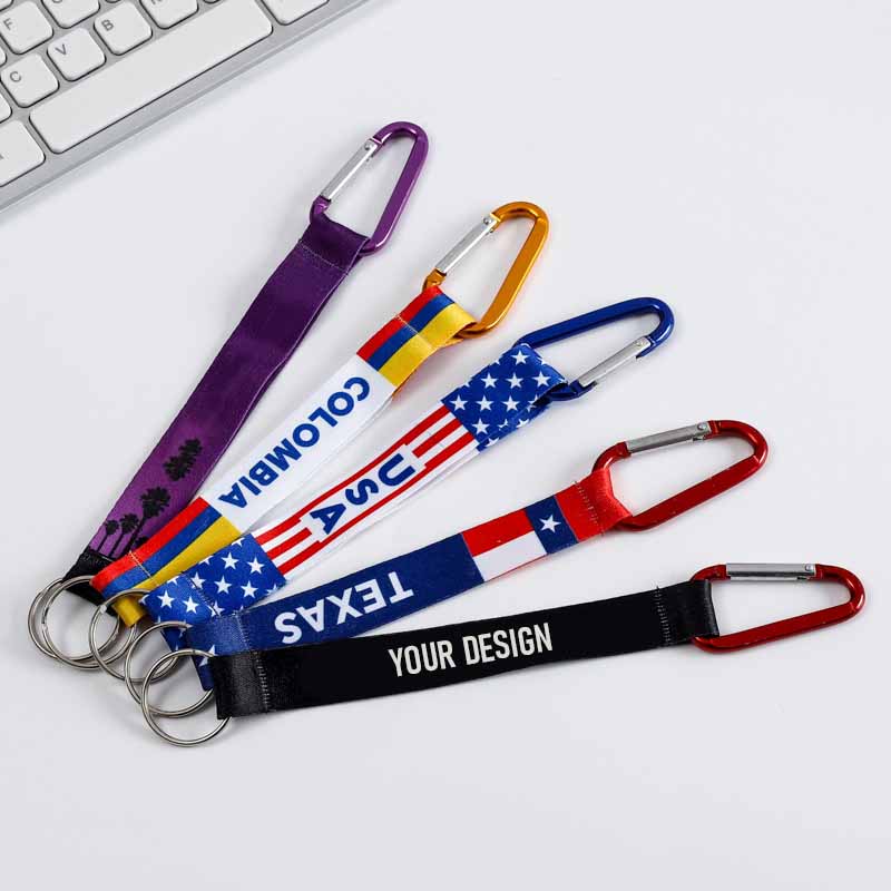 Carabiner Key Chain Lanyard Strap1