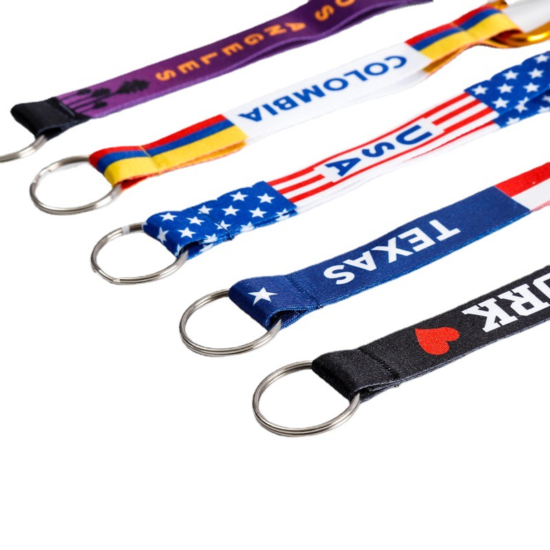 Carabiner Key Chain Lanyard Strap2