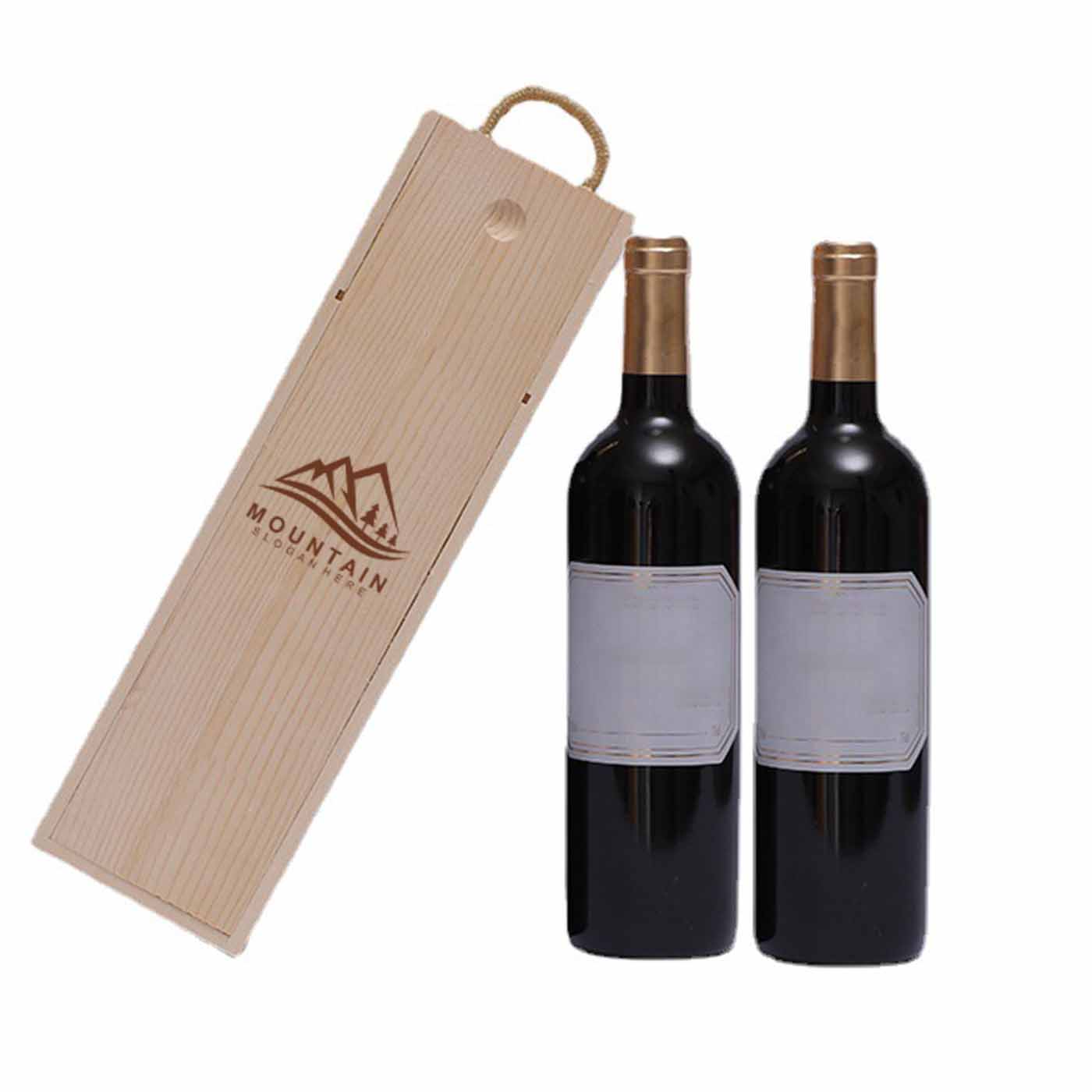 Promo Wooden Wine Box 