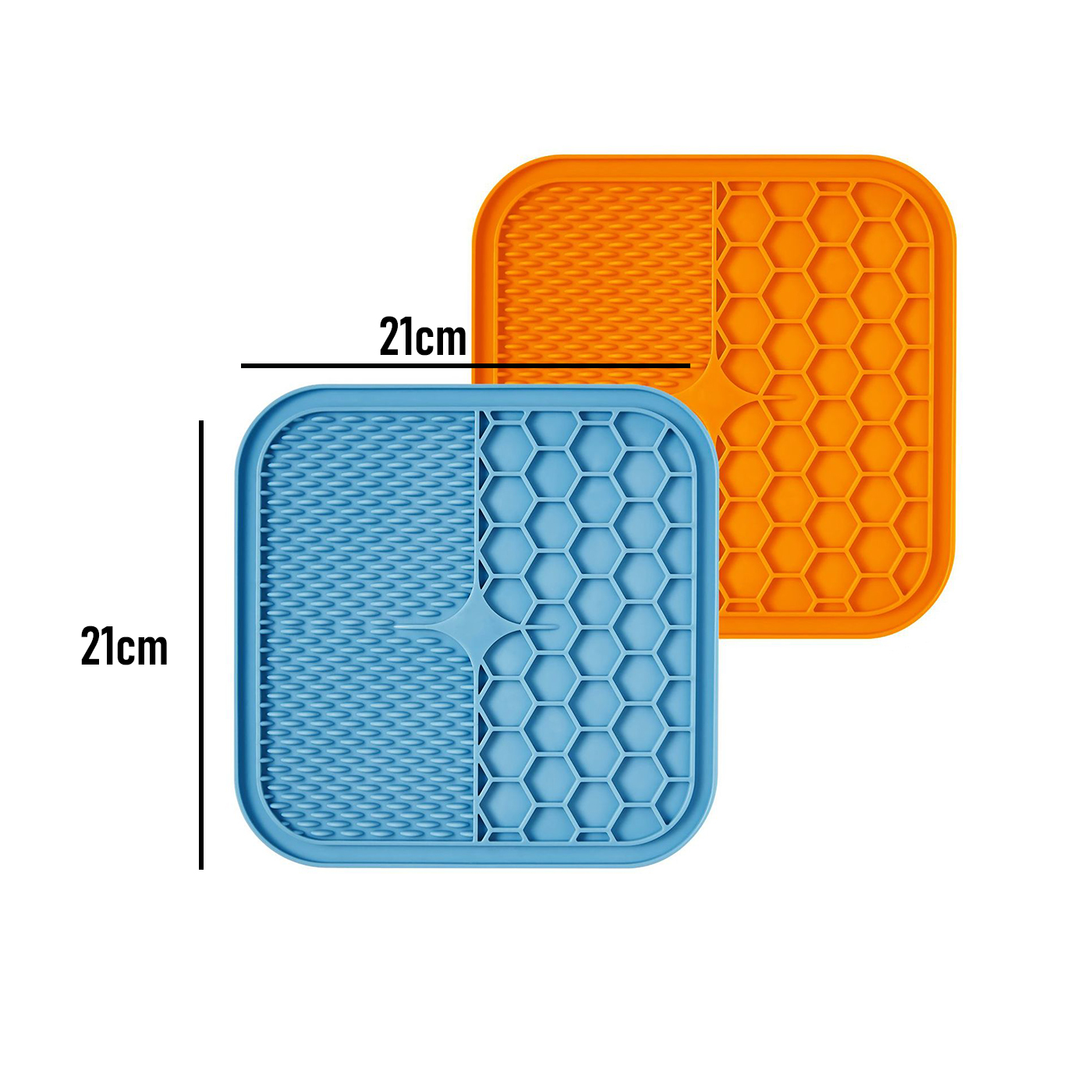 2Pcs Pets Lick Mat With Spatula2