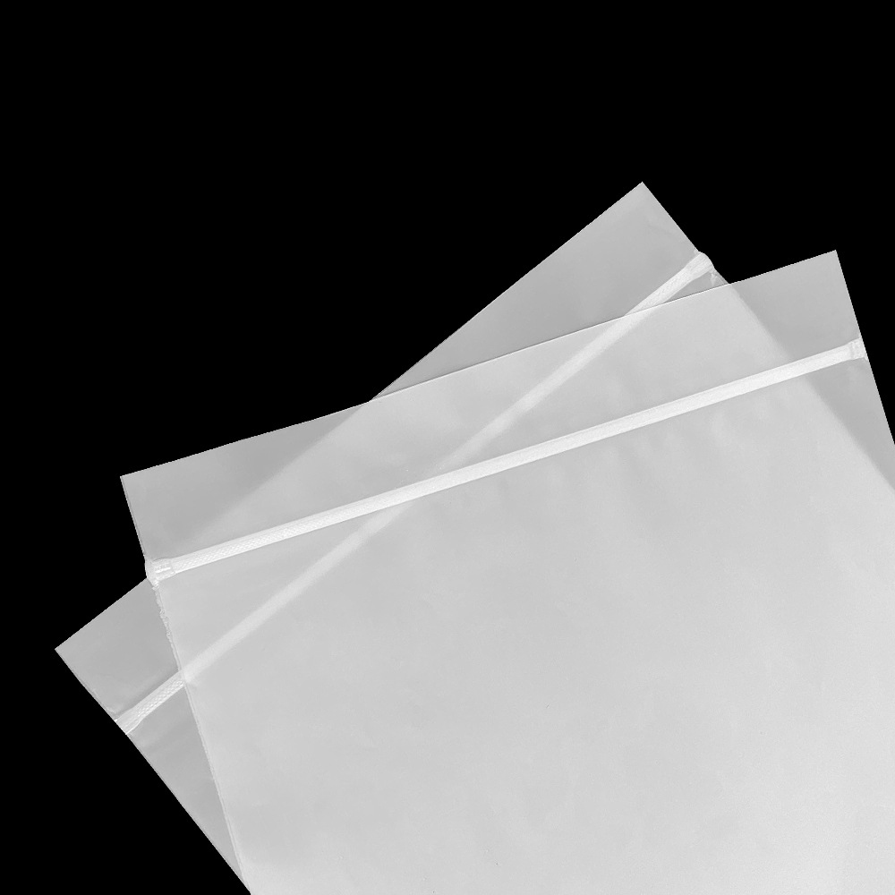 Clear Printed Logo Compostable Cloth Bag2