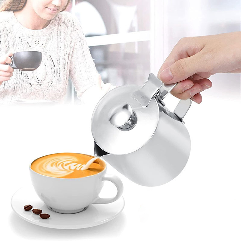 Stainless Steel Measuring Milk Pitcher 3