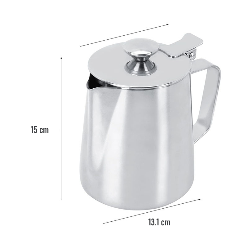 Stainless Steel Measuring Milk Pitcher 2
