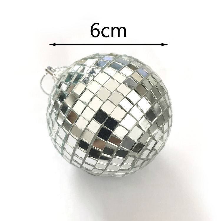 Glass Disco Ball Christmas Ornament1