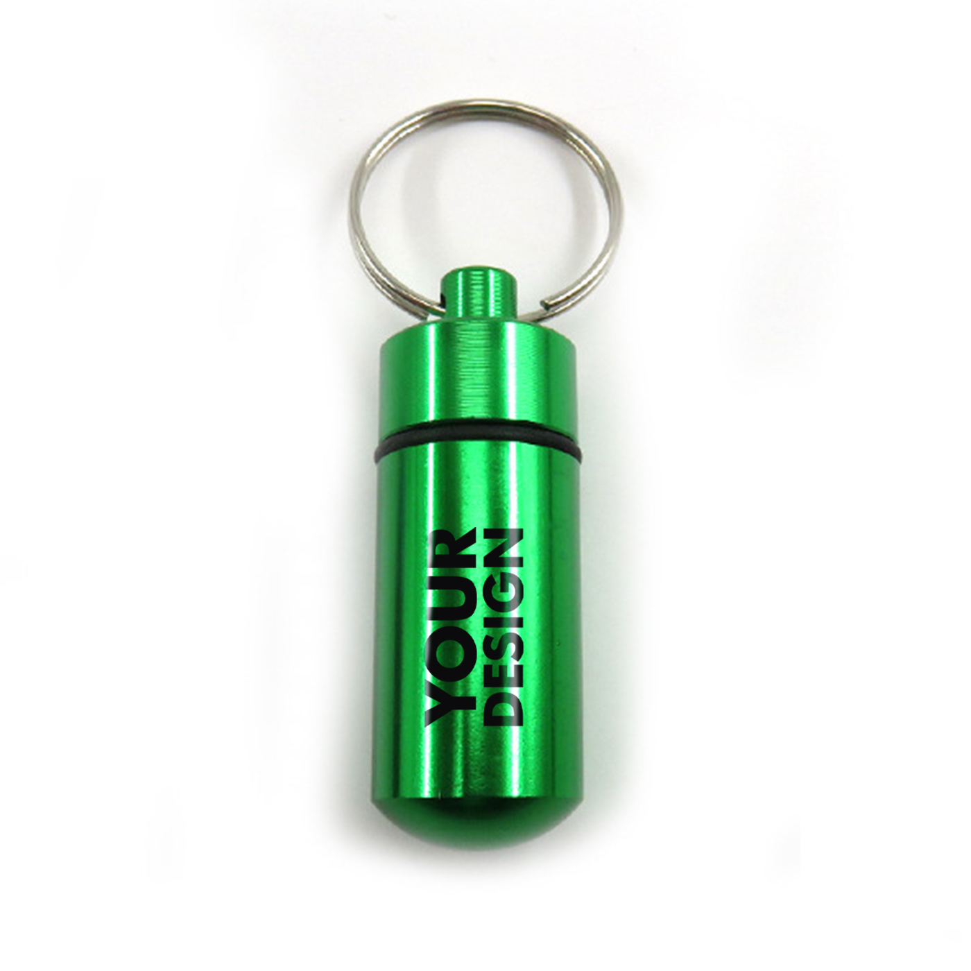 Aluminium Alloy Pill Box Keyring1