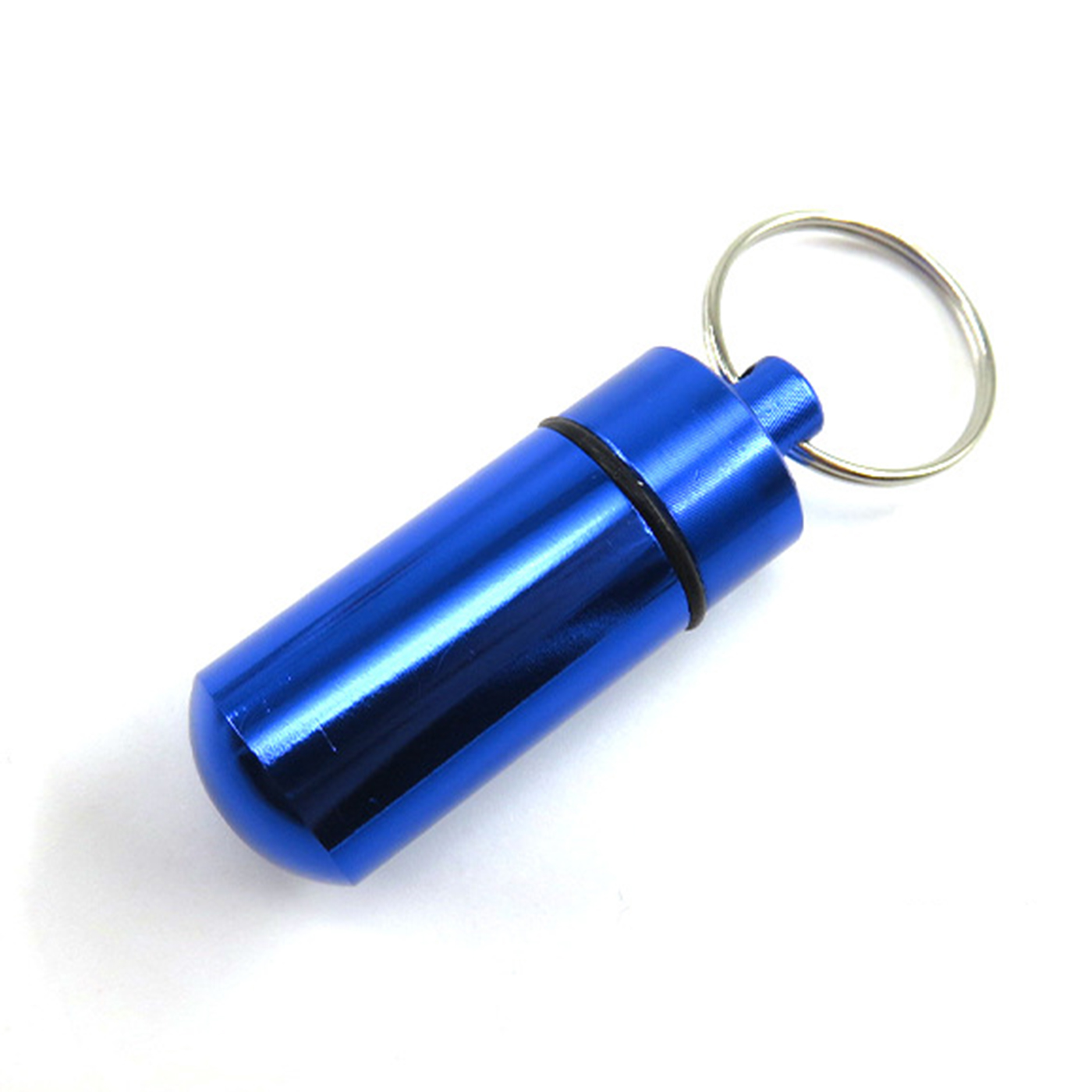 Aluminium Alloy Pill Box Keyring2