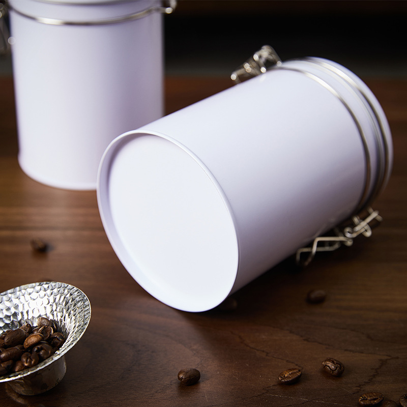 Tinplate Coffee Bean Storage Jar4