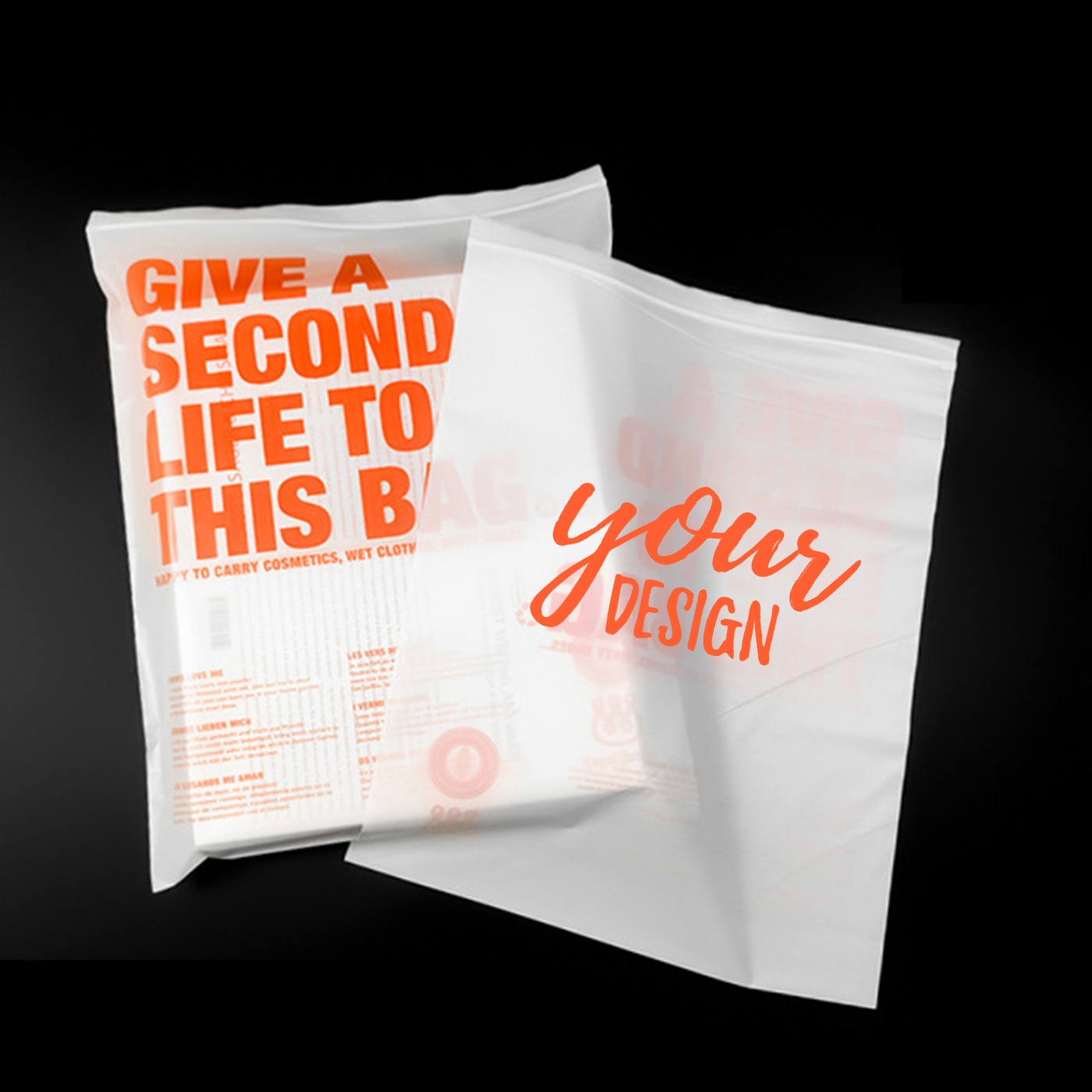 Compostable Garment Packaging Zipper Bags1