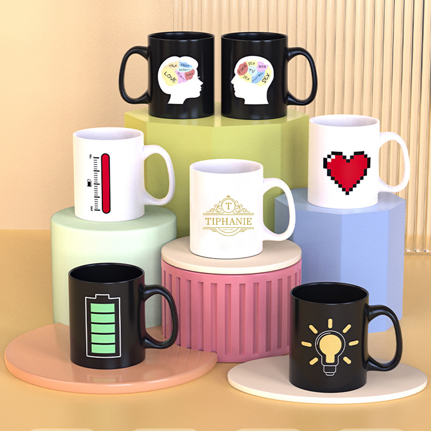 Custom Heat Sensitive Mug