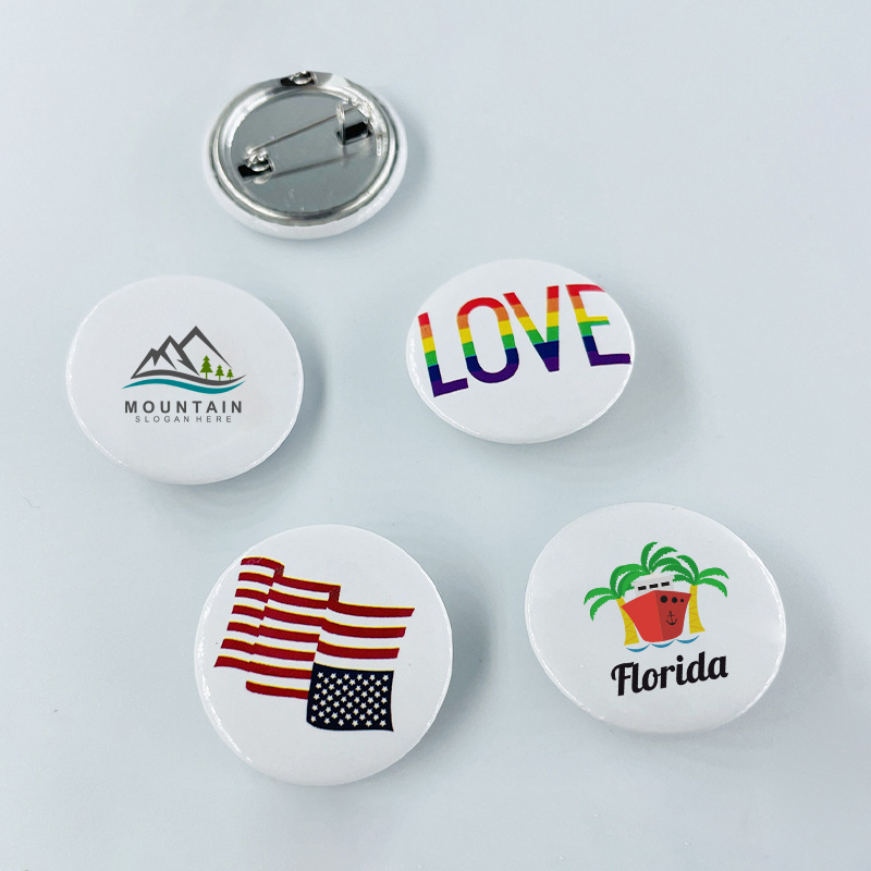 Promotional Round Badge Button