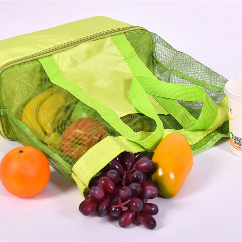 Custom Zip Mesh Beach Bag2