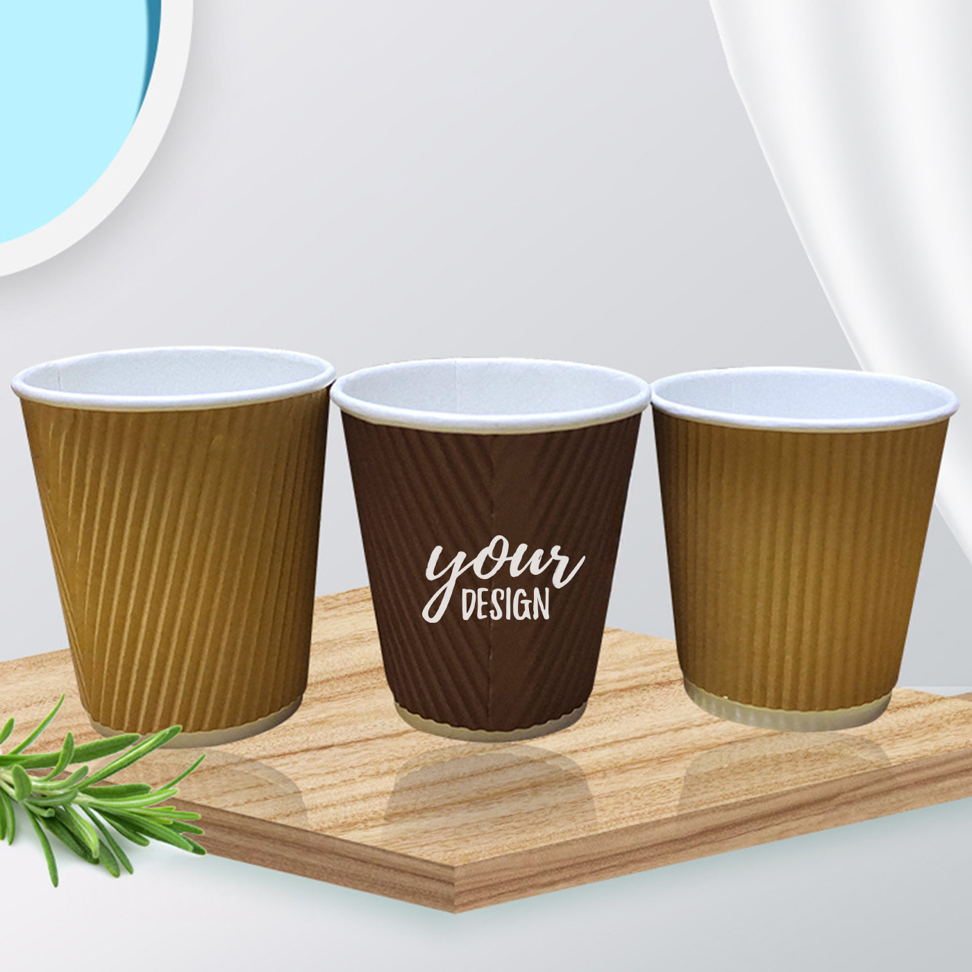 Promo Corrugated Coffee Cup1