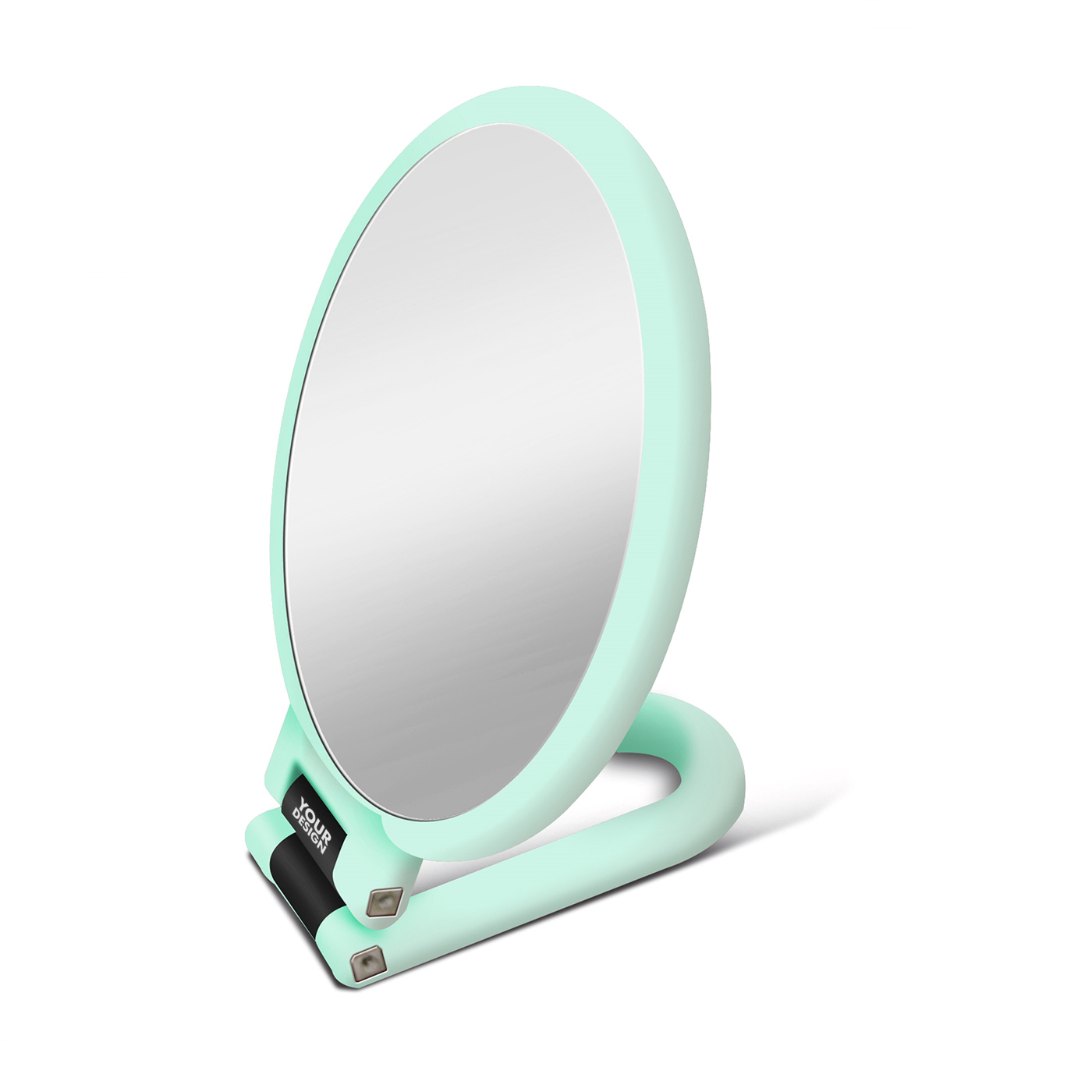 Portable Handheld Magnifying Makeup Mirror 