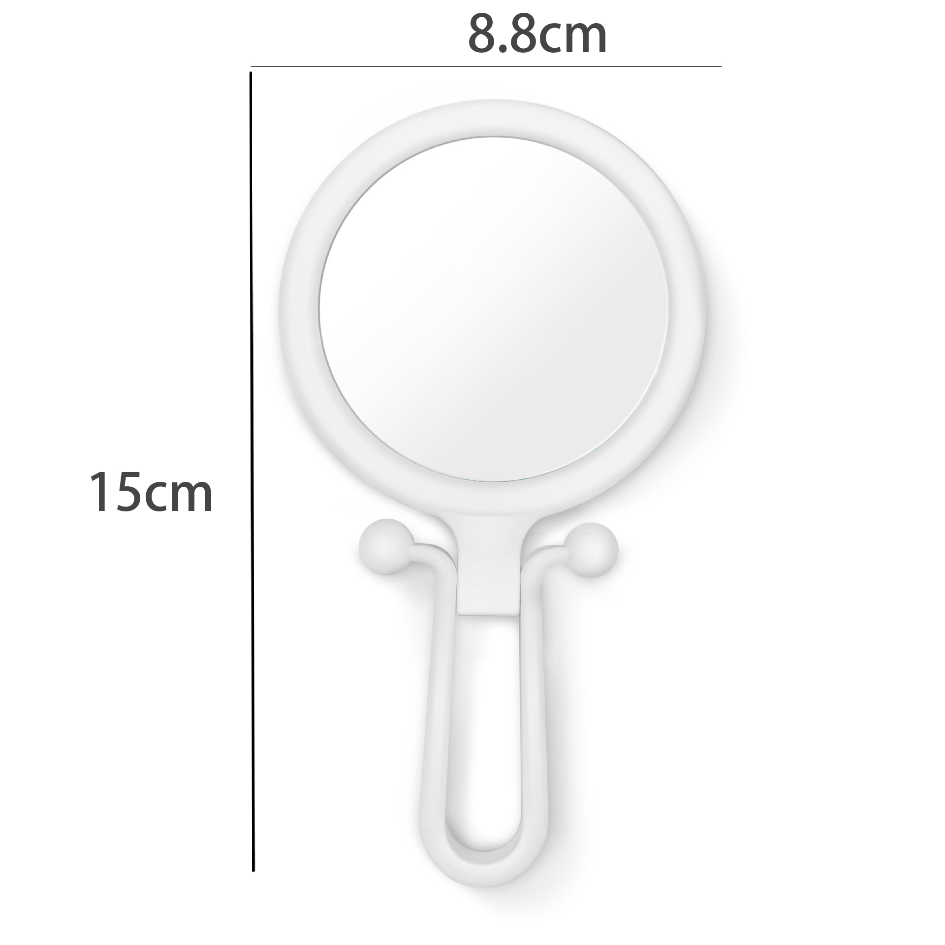 Portable Handheld Magnifying Makeup Mirror 4
