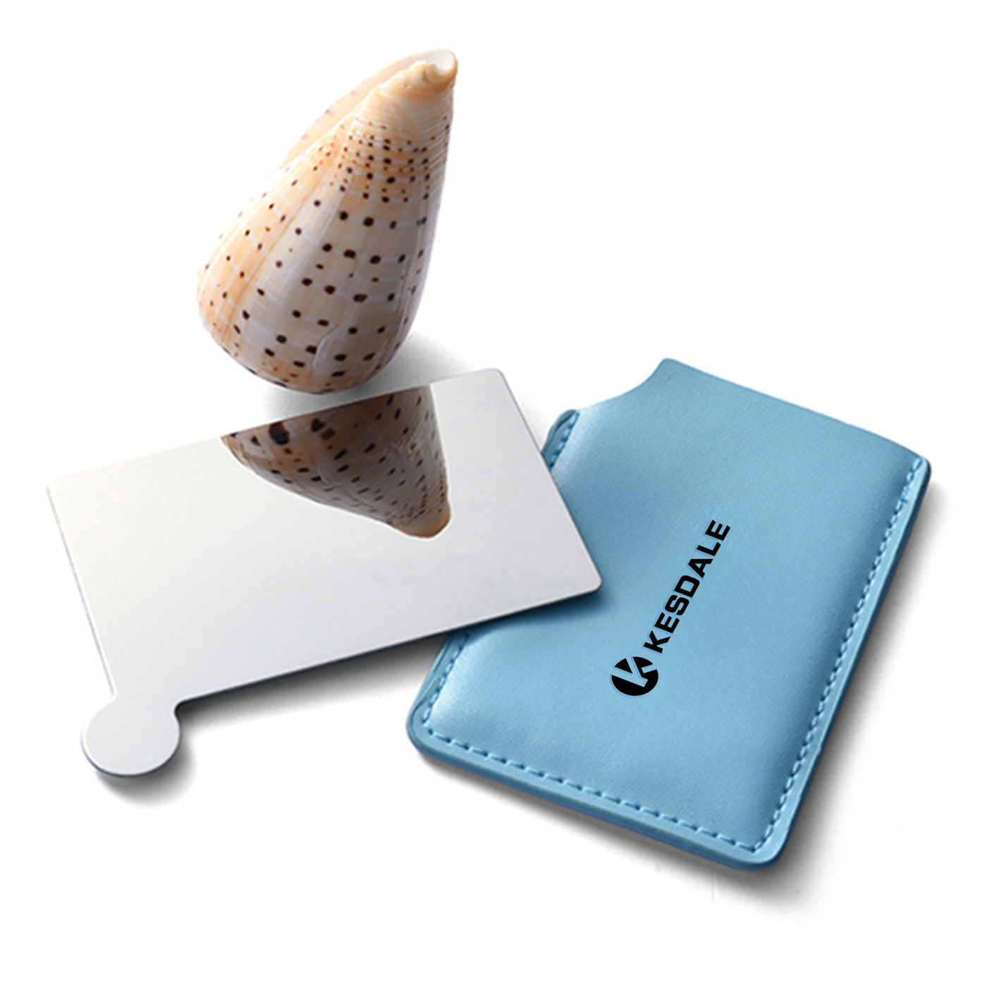 Leather Cover Rectangle Makeup Mirror