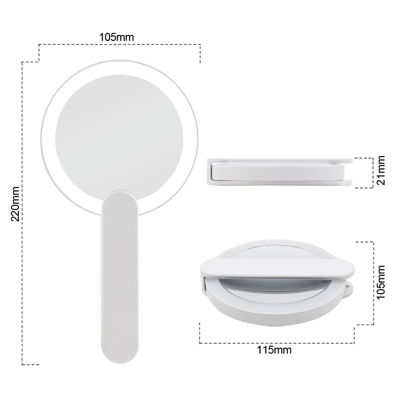 Folding Handle Mirror 3