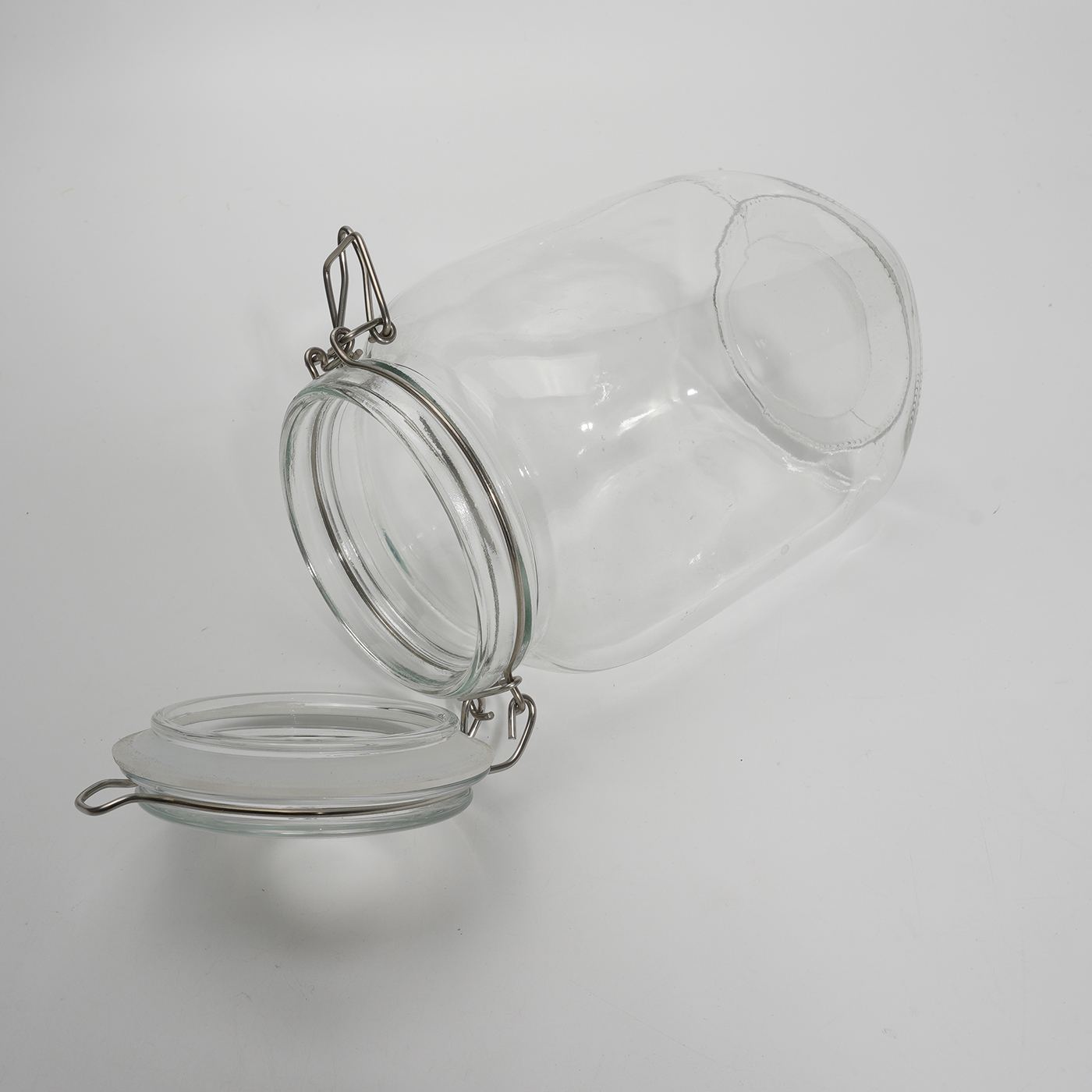 Custom Square Glass Mason Jar with Airtight Lid1