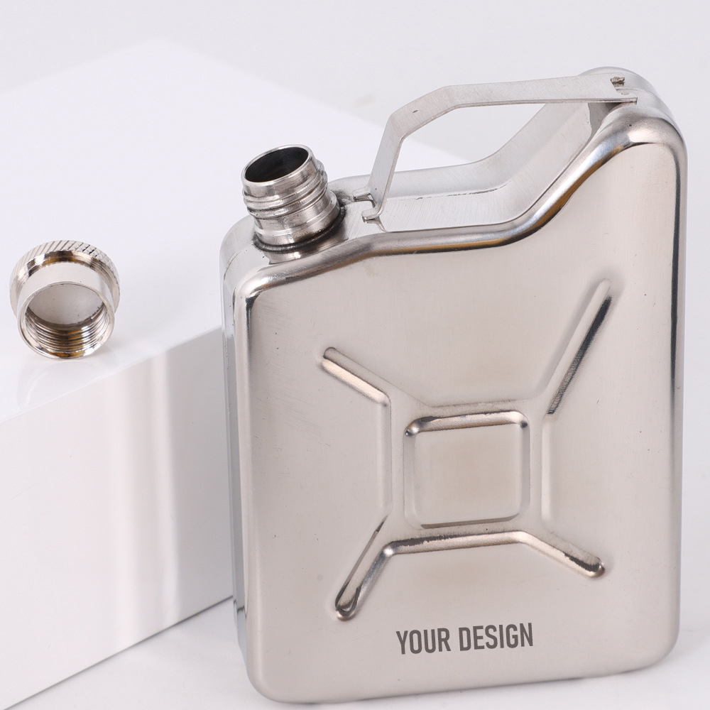 Personalised Logo Hip Flask1