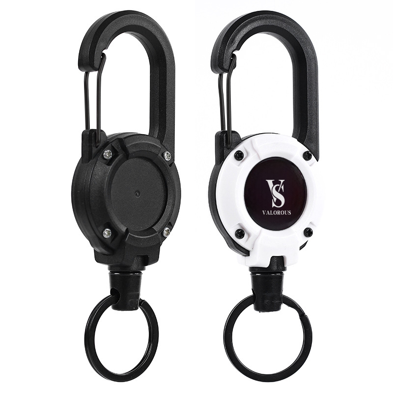 Carabiner Retractable Badge Holder