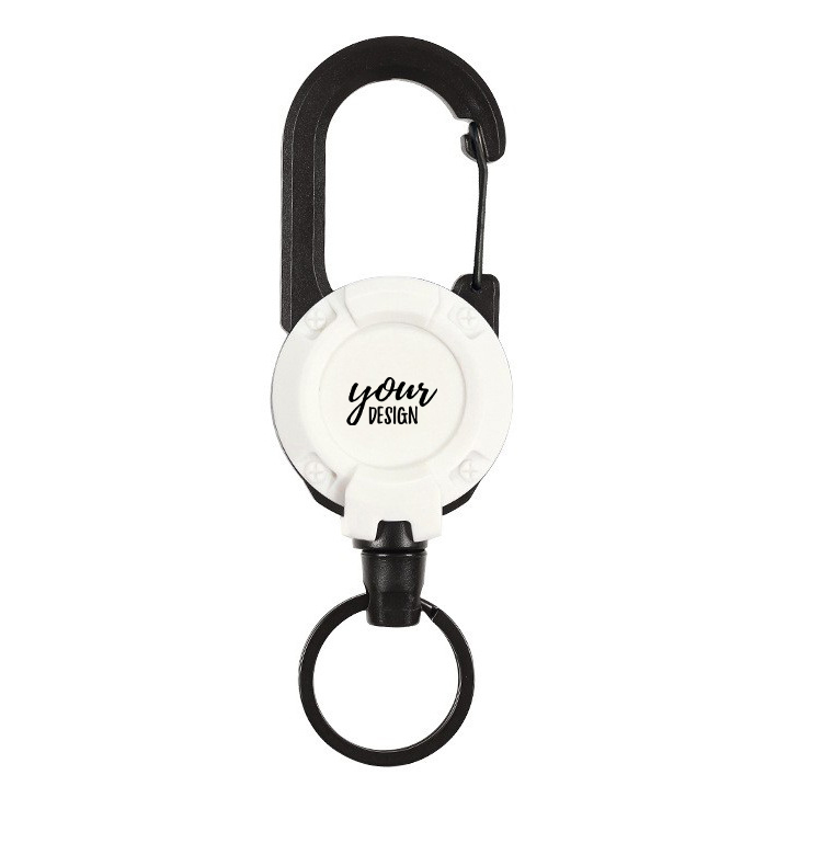 Carabiner Retractable Badge Holder1