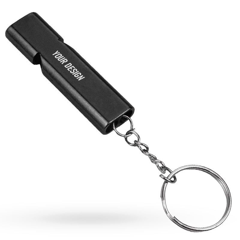 Aluminium Whistle Keychain1