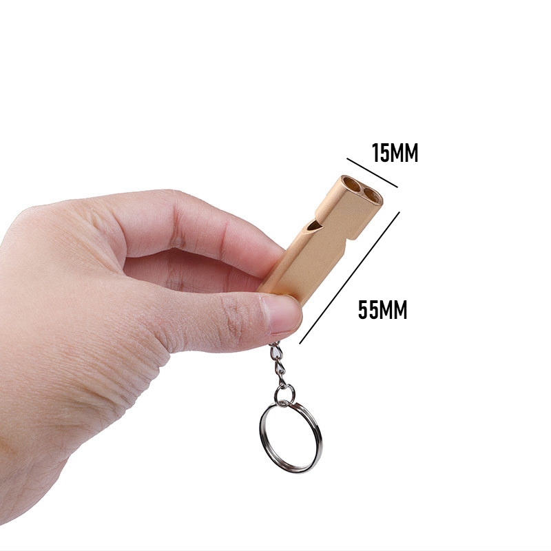 Aluminium Whistle Keychain3