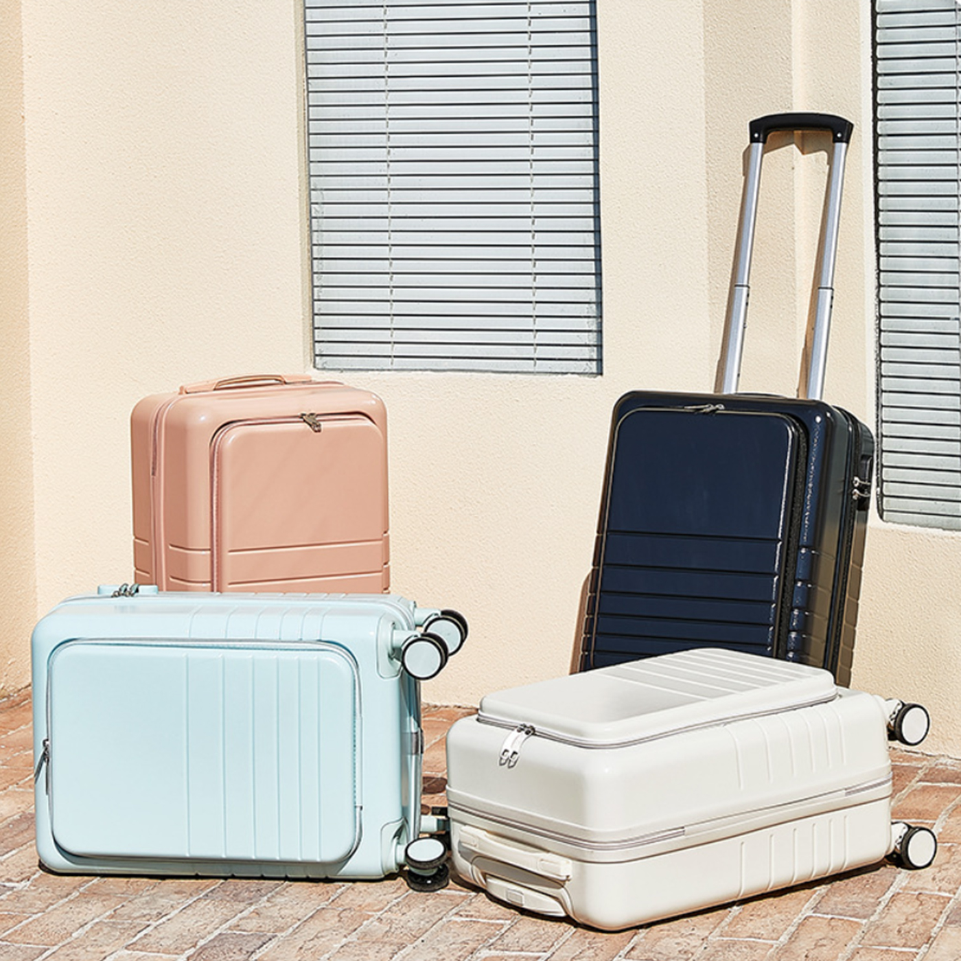 Front Open Cabin Hard Luggage2