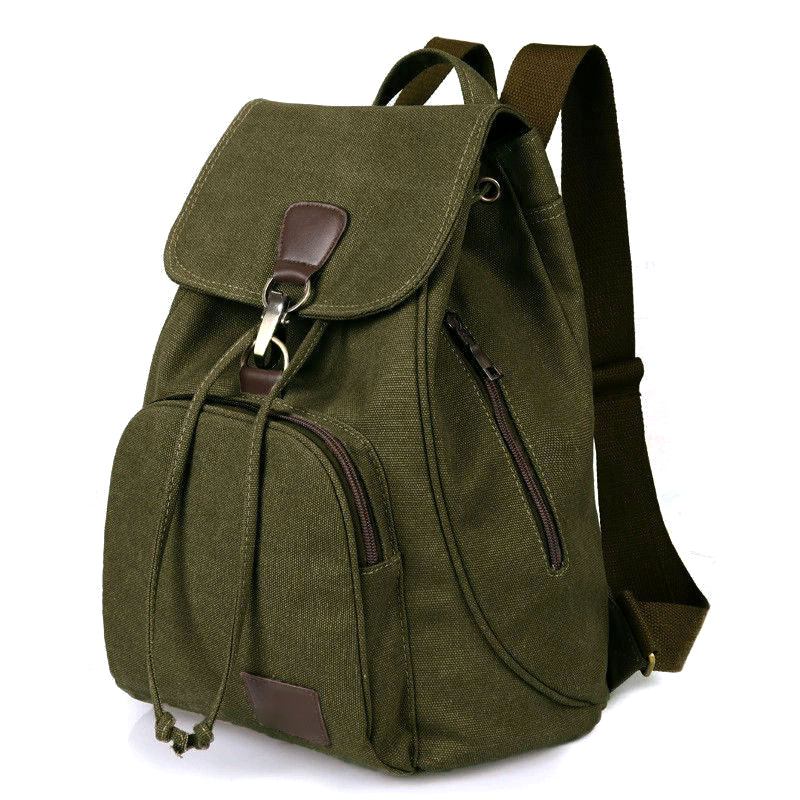 Drawstring Vintage Backpack 3