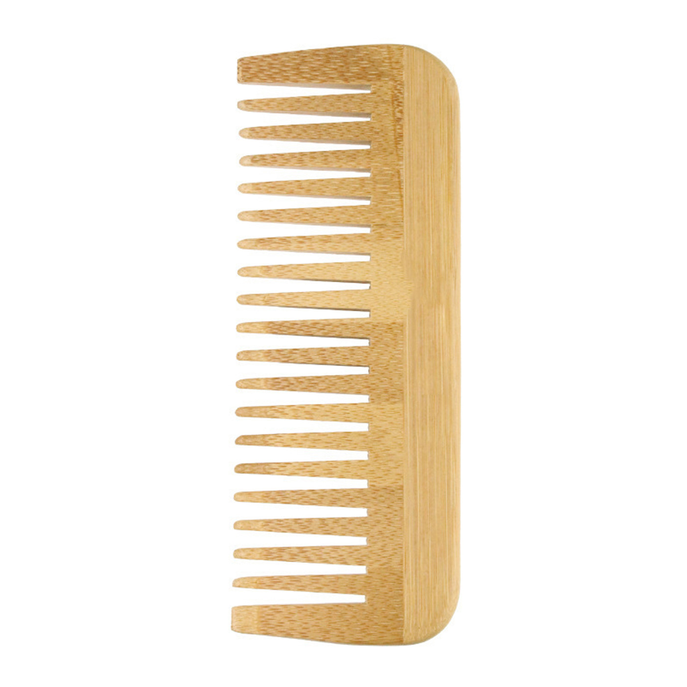 Natural Bamboo Wide Tooth Hair Comb 