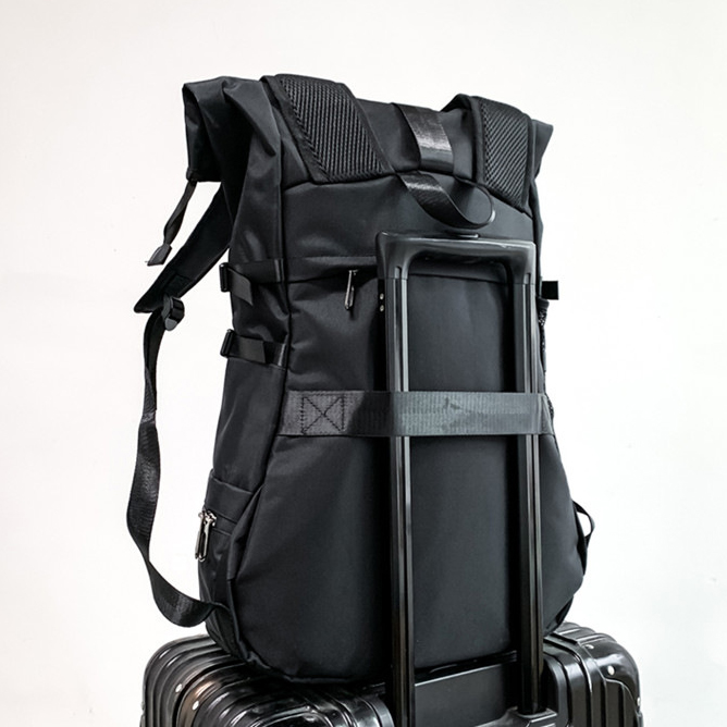 Roll Top Laptop Backpack2