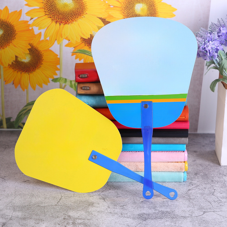 Plastic Handheld Advertising Fan2