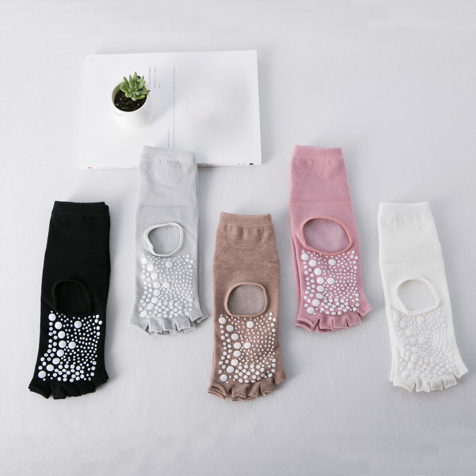 Personalized Toeless Yoga Socks 2
