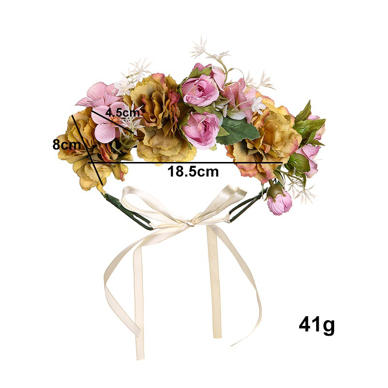 Adjustable Flower Headband2