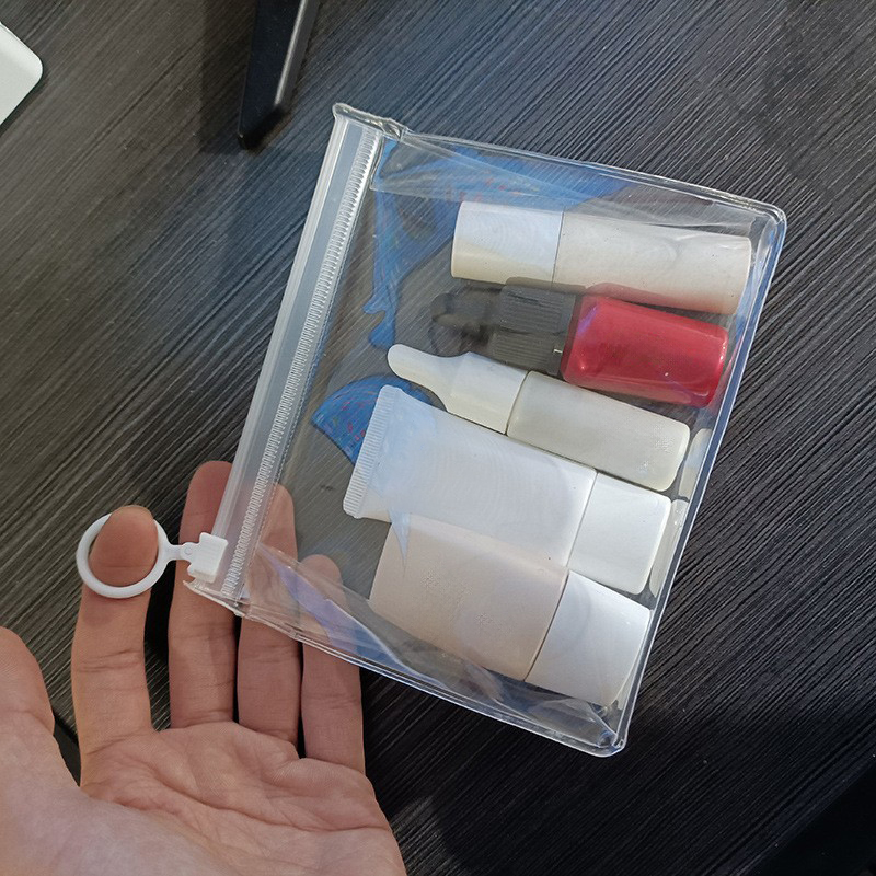 Clear Makeup Bag Zipper Pouch2