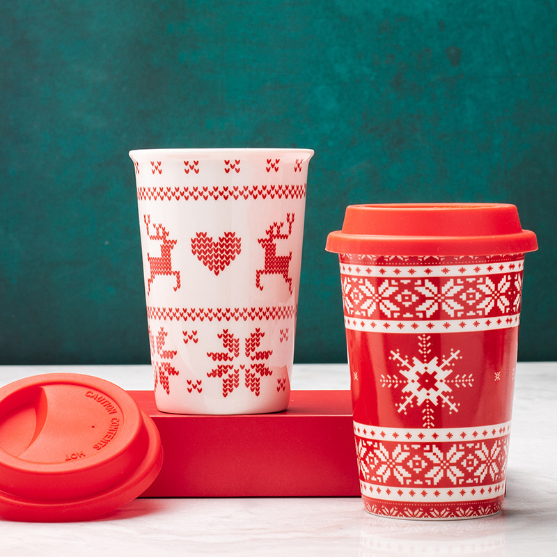 Custom Christmas Ceramic Cup 1
