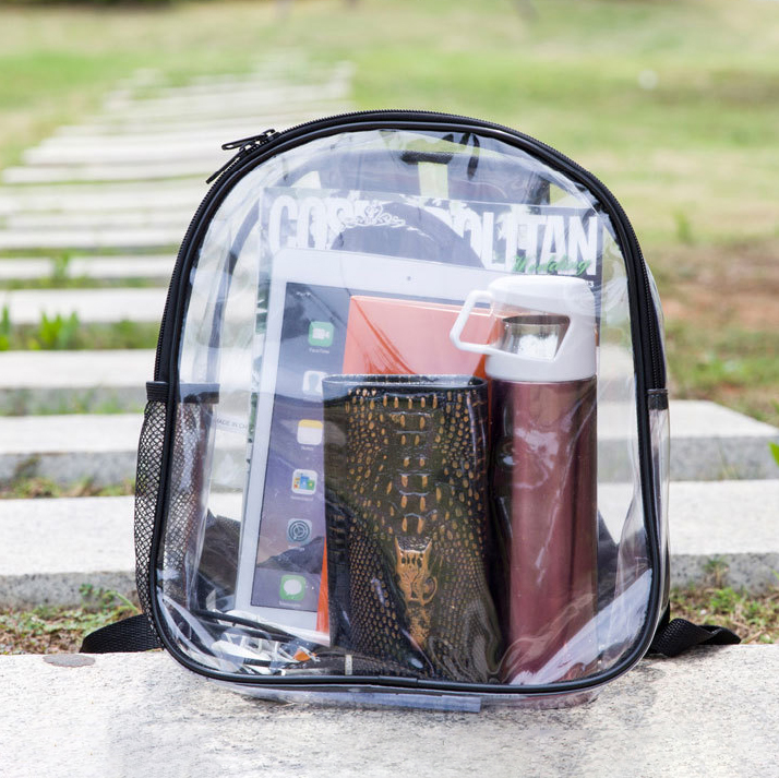 Transparent See Through Plastic Backpack2