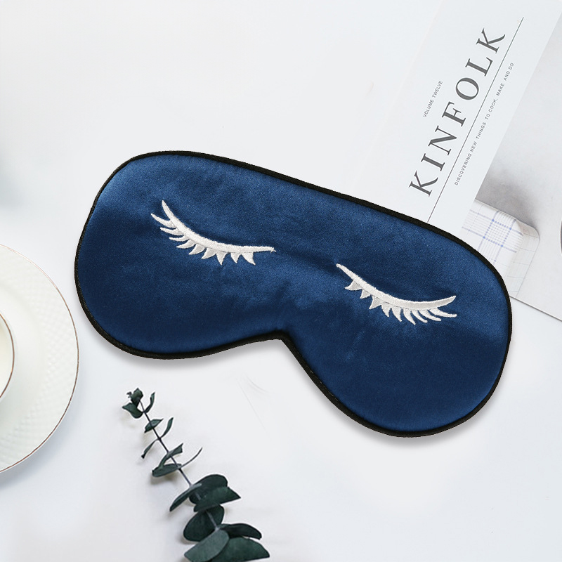 Embroidered Silk Eye Mask2